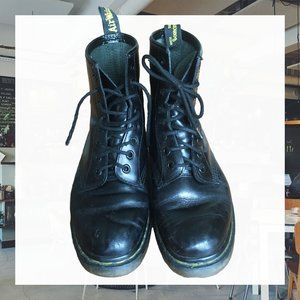 Black Dr. Marten Boots - Size 6 (Made in England)